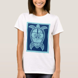 Camiseta de tortuga azul