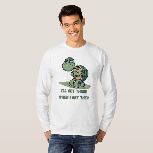Camiseta de tortuga de dibujos animados (Anverso completo)