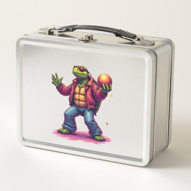 Camiseta de Tortuga Disco Estética (Anverso)