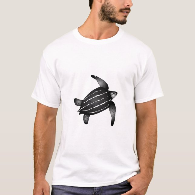Camiseta de tortuga laúd (Anverso)