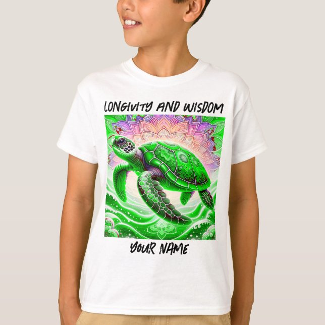 Camiseta de tortuga marina (Anverso)
