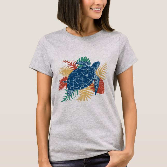 Camiseta de tortuga marina (Anverso)