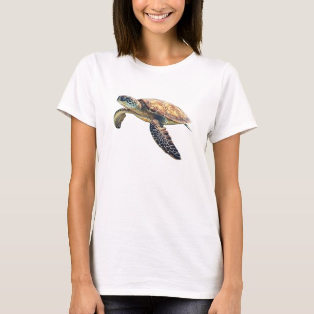 Camiseta de tortuga marina (Anverso)