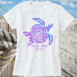 Camiseta de tortuga marina de la isla de Amelia