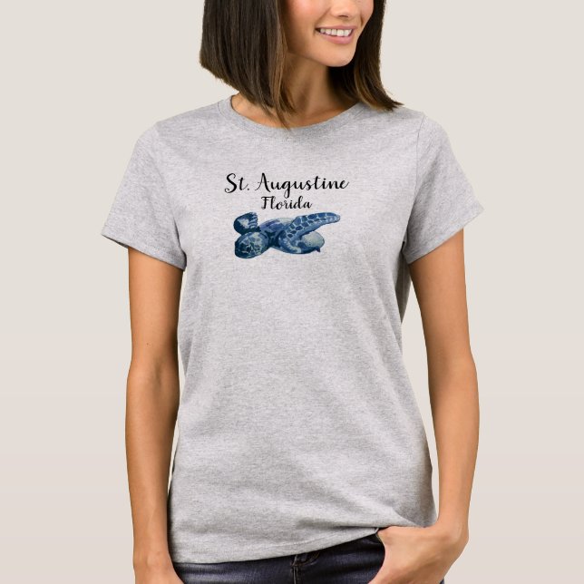 Camiseta de tortuga marina de St Augustine Florida (Anverso)