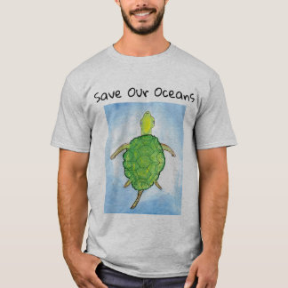 camiseta de tortuga masculina