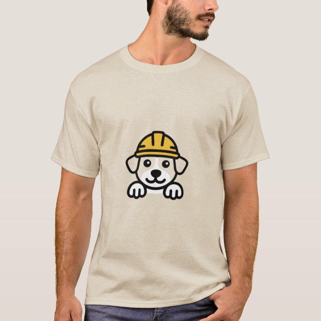 camiseta de trabajador de la construcción (Anverso)
