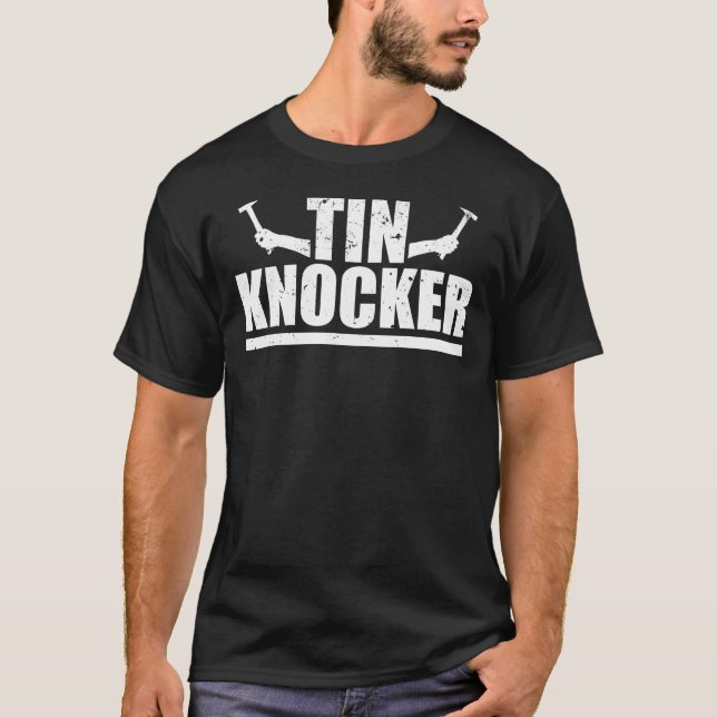 Camiseta de trabajador Metalizado Tin Knocker Shee (Anverso)