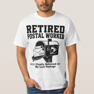 Camiseta de trabajador postal jubilado - Finalment
