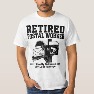 Camiseta de trabajador postal jubilado - Finalment