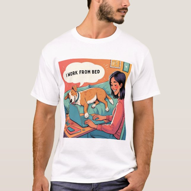 Camiseta de trabajador remoto (Anverso)