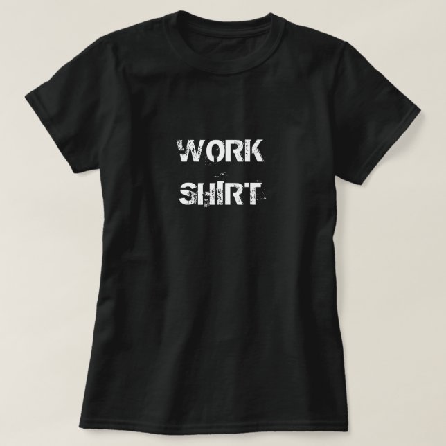 CAMISETA DE TRABAJO (Diseño del anverso)