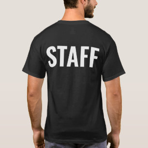 Camiseta de trabajo de empleado personalizado del