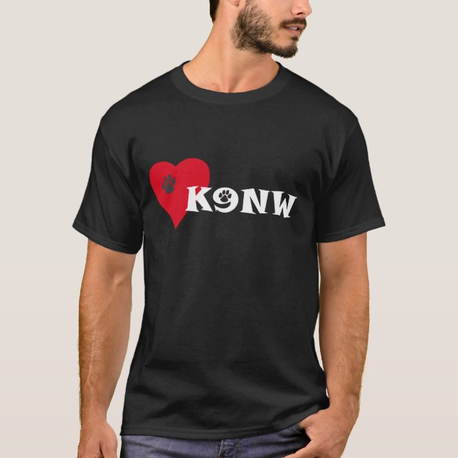 Camiseta de trabajo de Paw Heart K9 Nose (Anverso)
