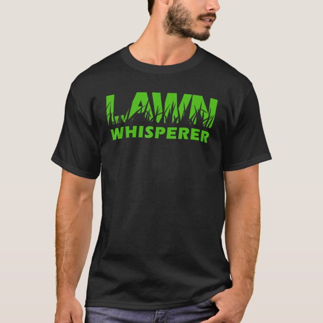 Camiseta de trabajo de yard de LAWN Whisperer (Anverso)