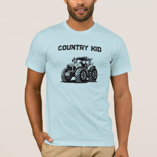 Camiseta De Tractor Para Niño De Campo Camiseta De