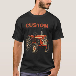 Camiseta de Tractor Vintage Personalizada, Clásico