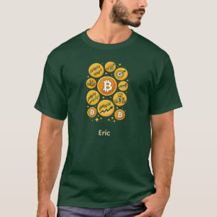 Camiseta de Trader de Mercado de Círculo Abstracto