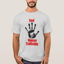 Camiseta de tráfico humana del activista del