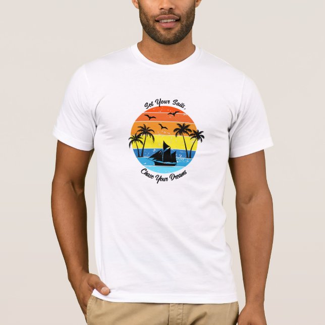 Camiseta de tranquilidad tropical (Anverso)