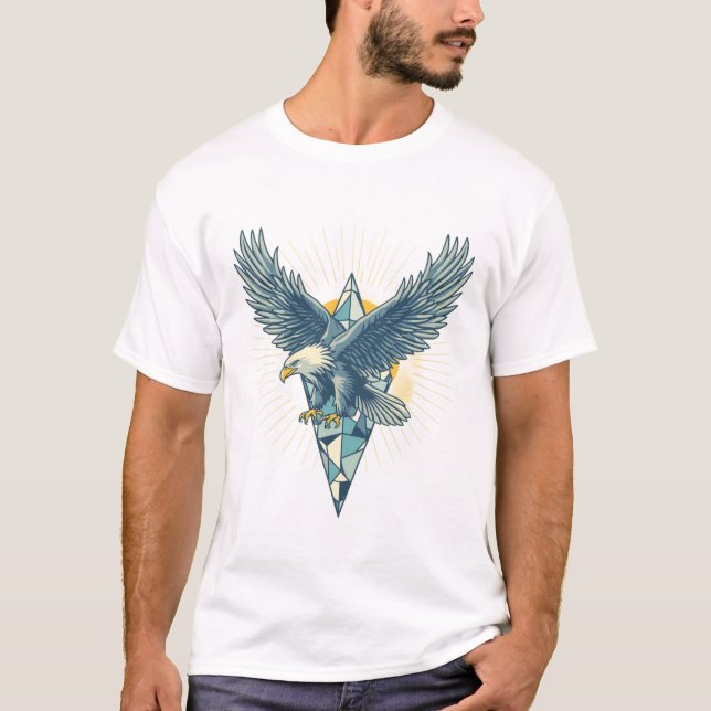 Camiseta de transformación de águila de cristal (Anverso)