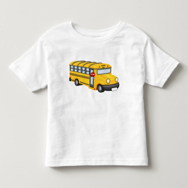 Camiseta de transporte de niños en el autobús esco (Anverso)
