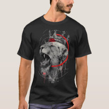 Camiseta de Trash Polka del León Coronado Rugiente
