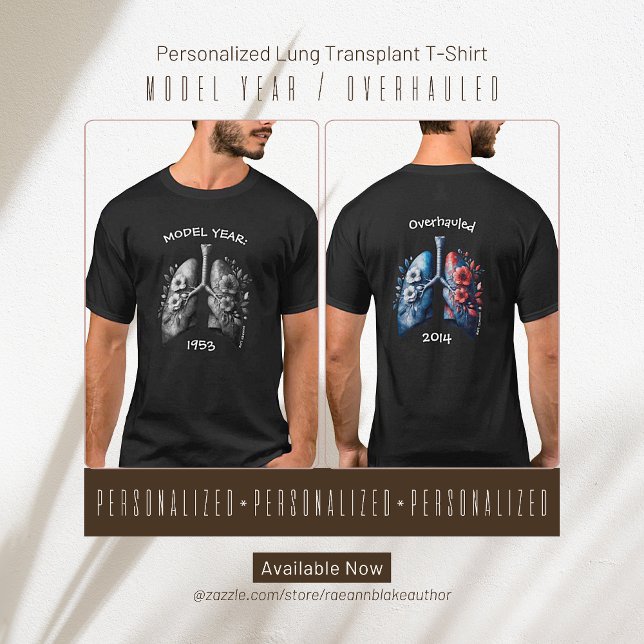 Camiseta de trasplante de pulmón de año/año revisa (Subido por el creador)
