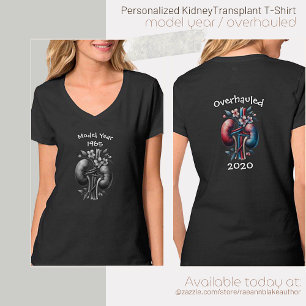 Camiseta de trasplante de riñón revisado/año del m
