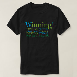 Camiseta de trasplante ganador