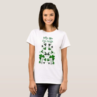 camiseta de trébol - bésame soy irlandés