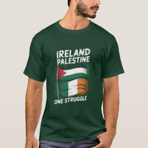 Camiseta de trébol de solidaridad con Irlanda Pale