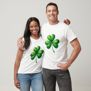 Camiseta de trébol del día de San Patricio