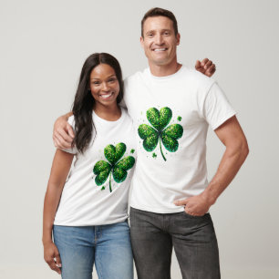 Camiseta de trébol del día de San Patricio