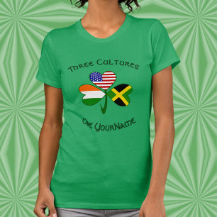 Camiseta de trébol personalizada para mujeres Jama