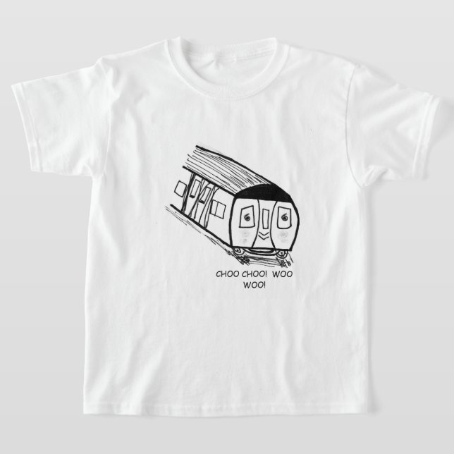 Camiseta de tren Choo Choo para niños (Distribución)
