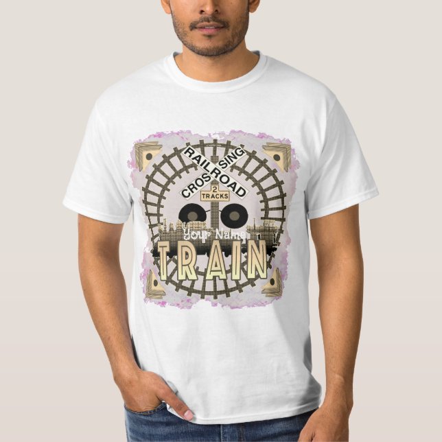 Camiseta de tren de ferrocarril antiguo (Anverso)