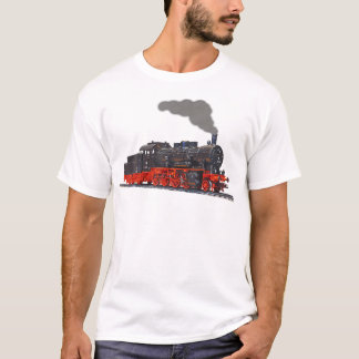 Camiseta De Tren De Vapor Real I Locomotora