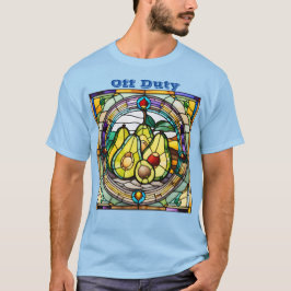 Camiseta De Tren De Vidrio Aislado De Aguacate