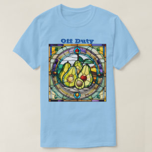 Camiseta De Tren De Vidrio Aislado De Aguacate