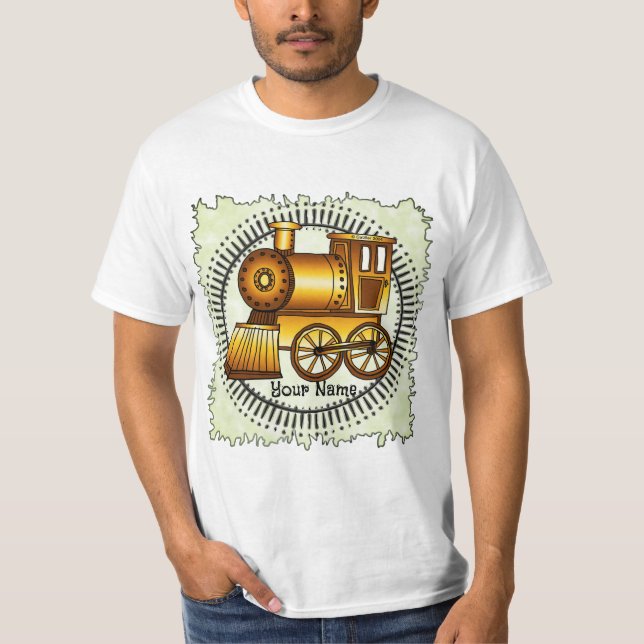 Camiseta de tren naranja (Anverso)