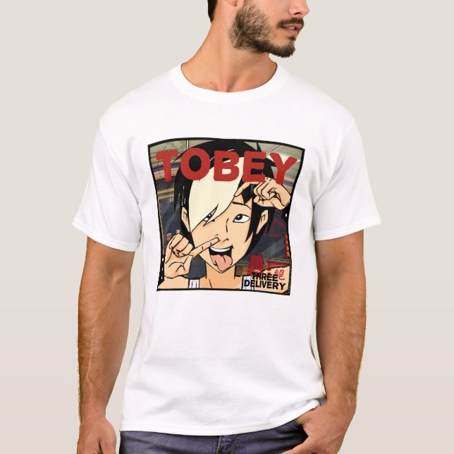 Camiseta de tres Delivery™ Tobey (Anverso)