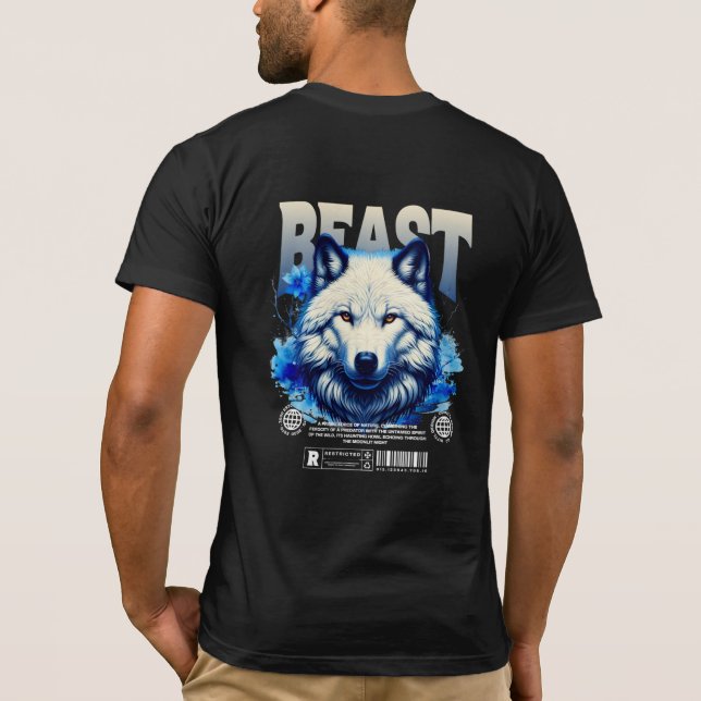 Camiseta de tres mezclas de Bella Canvas (Reverso)