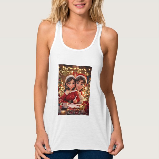 Camiseta de tres mezclas femeninas Bella+Canvas (Anverso)