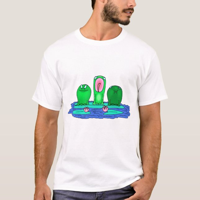 Camiseta de tres ranas (Anverso)
