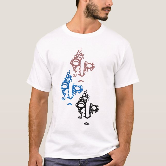 Camiseta de tres señoras de las caras (Anverso)