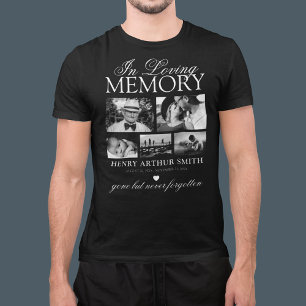 Camiseta de Tributo Fotográfico en Memoria Amorosa