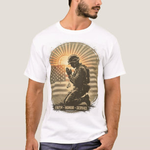 Camiseta de Tributo Militar - Arte Callejero de So