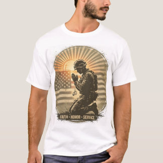 Camiseta de Tributo Militar - Arte Callejero de So