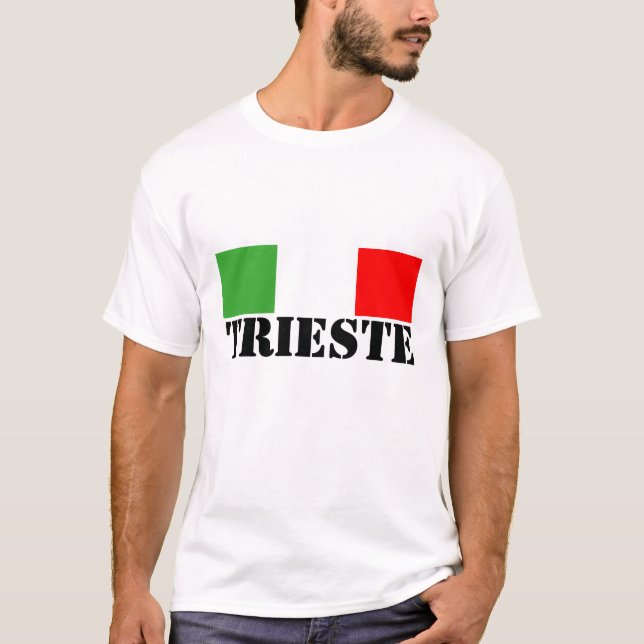 camiseta de Trieste él petto de la bandera (Anverso)